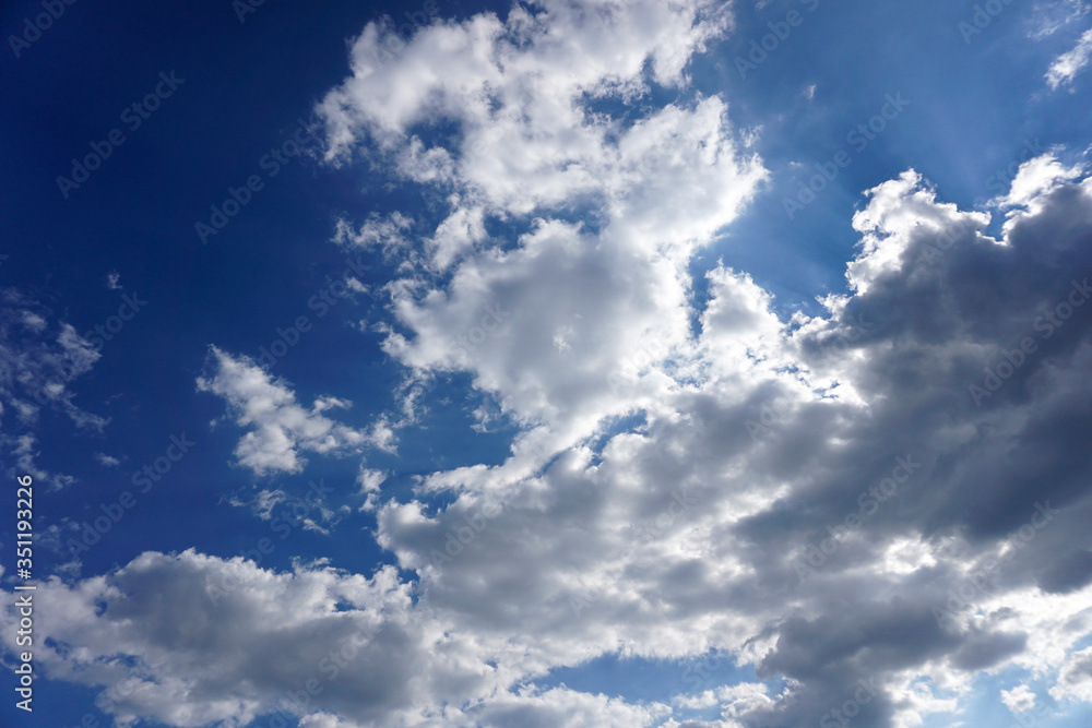 Obraz premium blue sky with clouds