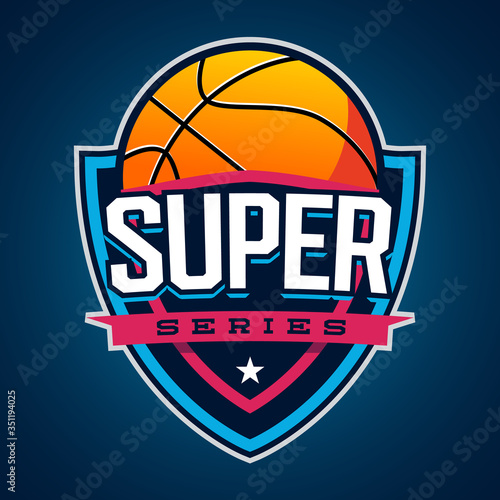 Basketball Super Series Vector Logo
