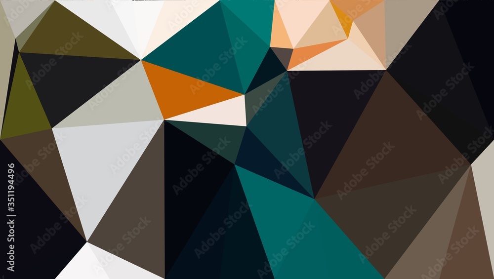 Obraz premium Abstract Colorful Geometrical Artwork,Abstract Graphical Art Background Texture,Modern Conceptual Art,Synthwave Aesthetic Poster Print,3D Rendering