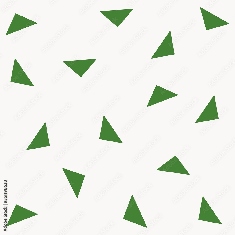Multicolor triangles design on white background illustration Multicolor triangles design on white background illustration