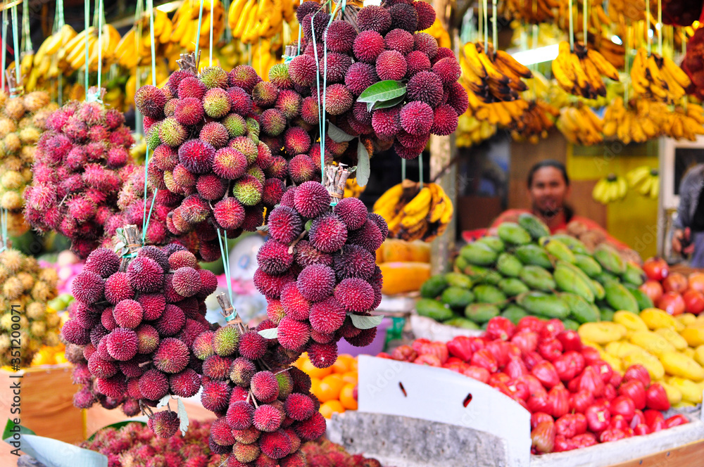 Fruits market in Kuala Lumpur, Malaysia