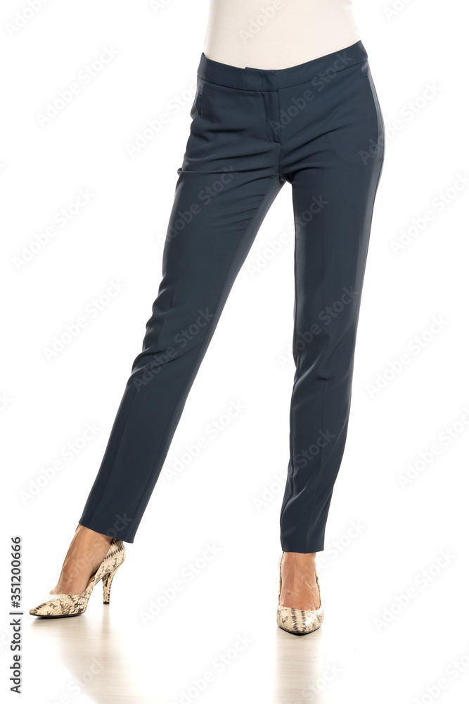 Front view of female formal trousers Front view of female formal trousers