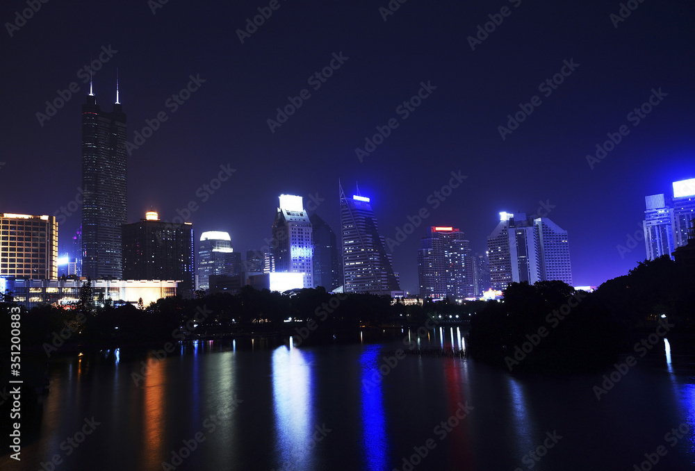 Shenzhen Li Zhi Park, night Shenzhen Li Zhi Park, night