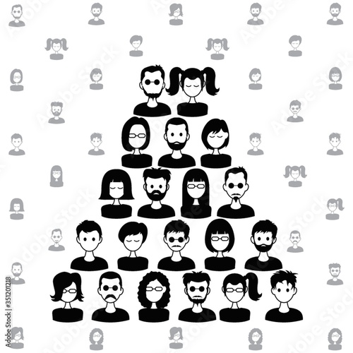 set of people icons