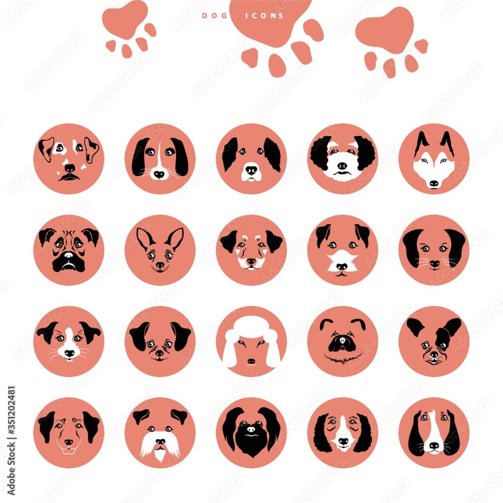 Set of dogs Set of dogs