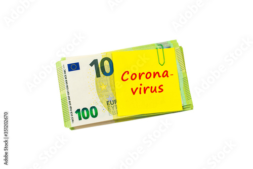 Coronavirus, Euroscheine, Kosten