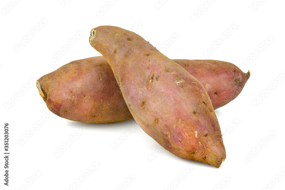 Japanese Sweet Potato isolated on white background with clipping path Japanese Sweet Potato isolated on white background with clipping path