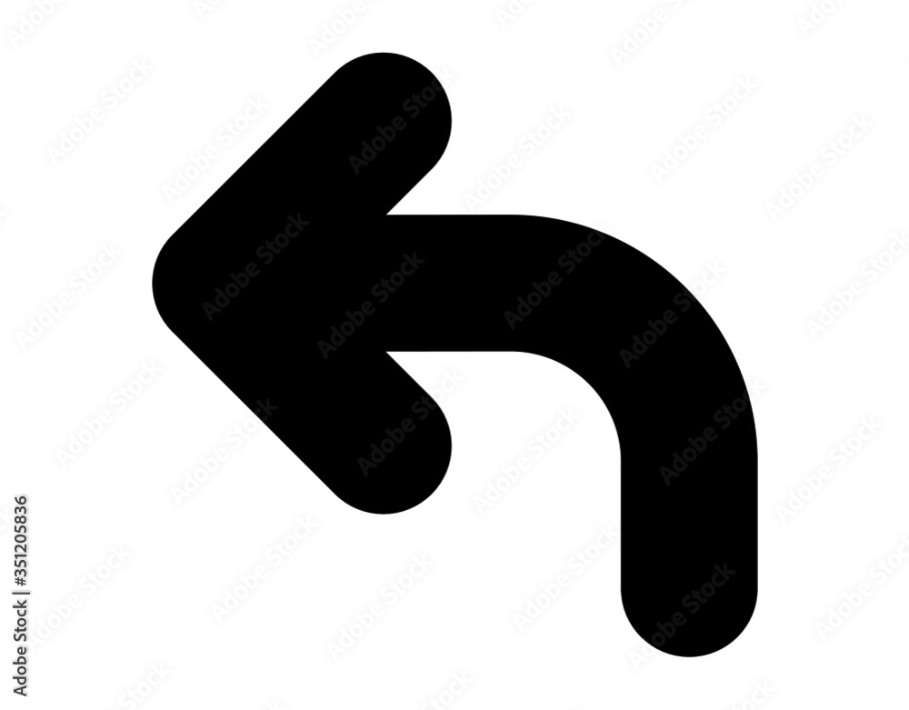 Arrow back icon vector for web and app Arrow back icon vector for web and app