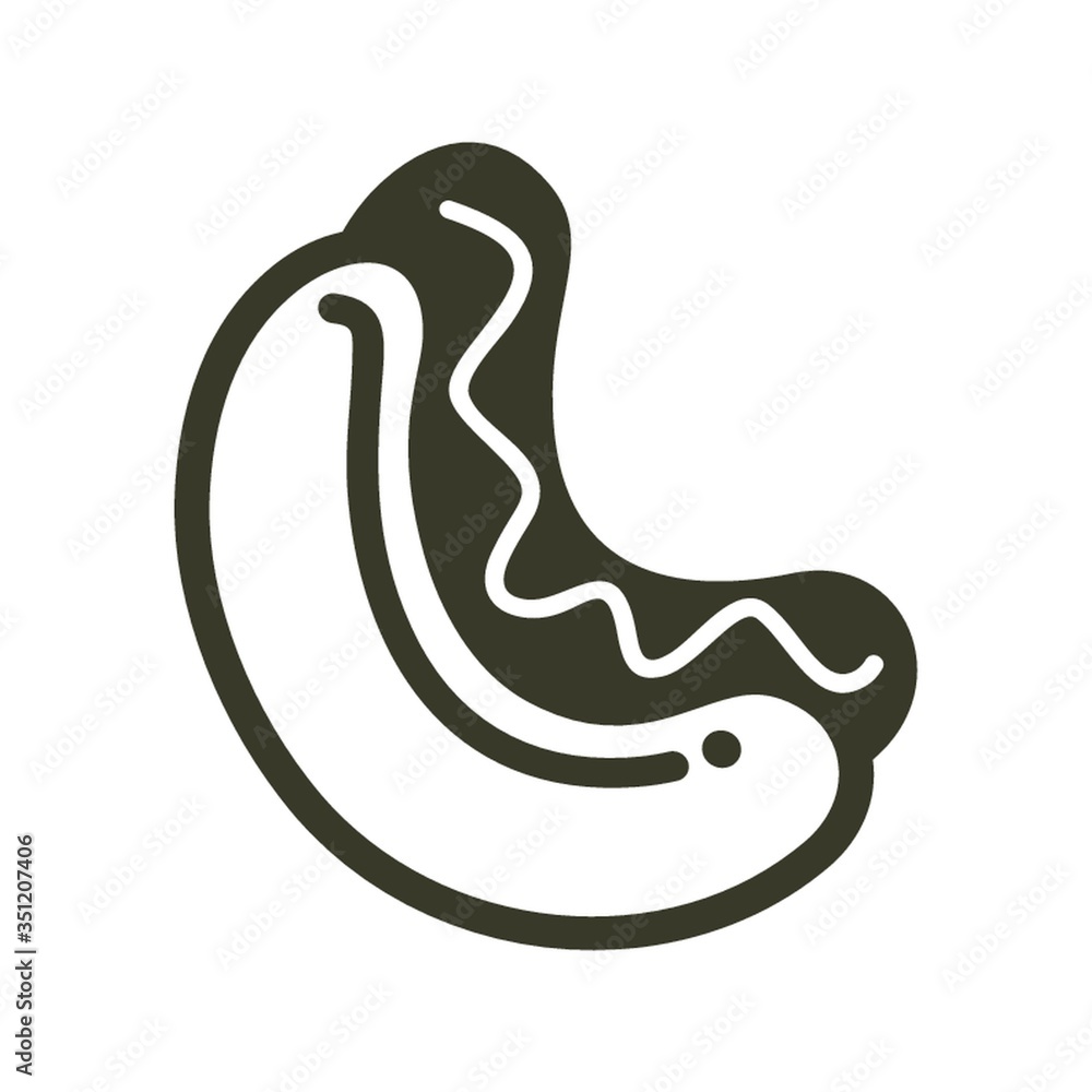 Obraz premium A hot dog illustration.