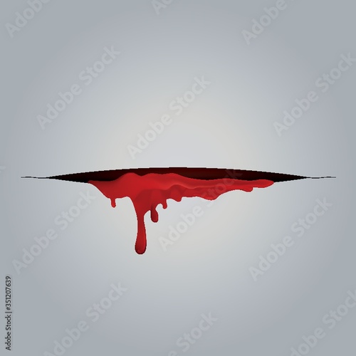 blood dripping
