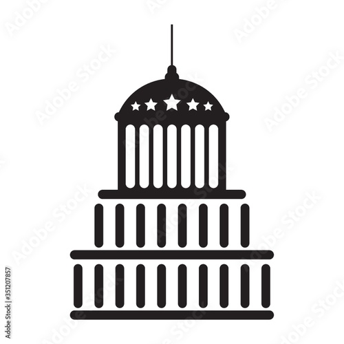 A United States capitol illustration.