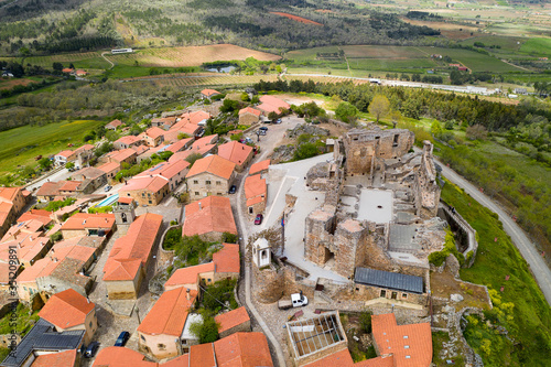 Photos Castelo Rodrigo drone aerial view village landscape, in Portugal