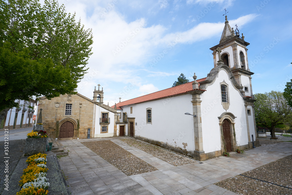 Pinhel city center church, in Portugal