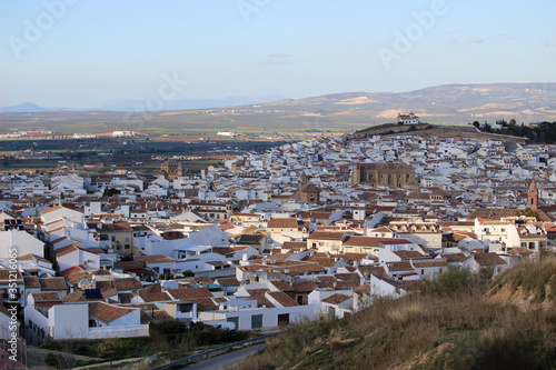 Paisaje de la ciudad de Antequera (Málaga, España) 