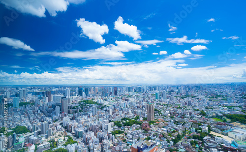 東京風景 高輪ゲートウエイ駅方面 2019年7月