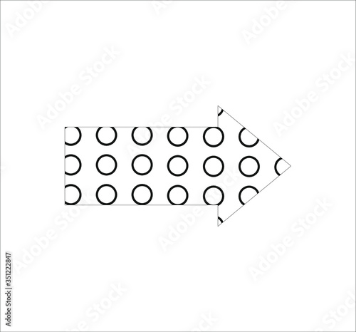 arrow icon. illustration for web and mobile design.