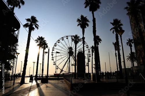 Sunset photo. Glenelg, South Australia.