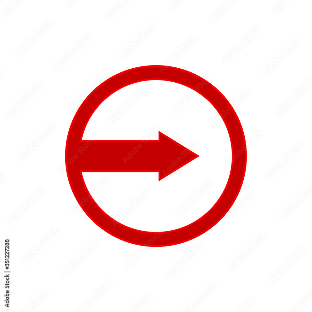 arrow icon. illustration for web and mobile design.