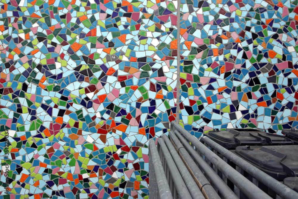 Obraz premium buntes wandmosaik