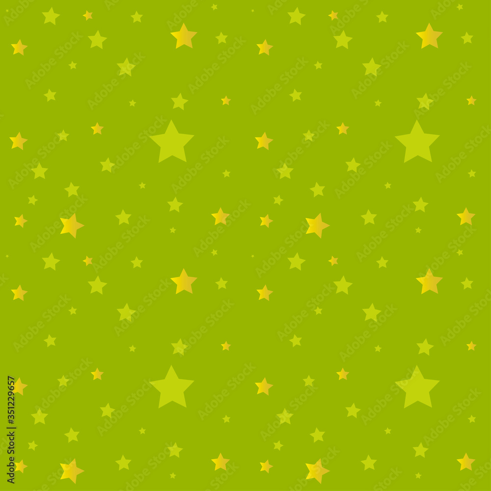 Light Green, Yellow vector texture with beautiful stars.The pattern can be used for wrapping gifts. Light Green, Yellow vector texture with beautiful stars.The pattern can be used for wrapping gifts.
