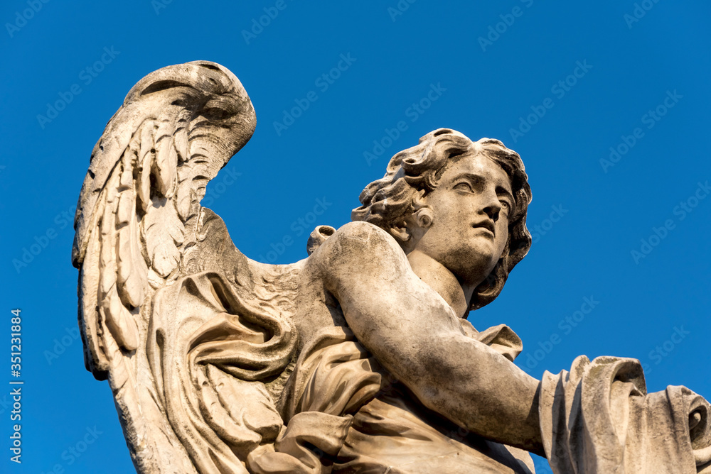 Angel Statue, Ponte Sant'Angelo bridge, Rome, Italy