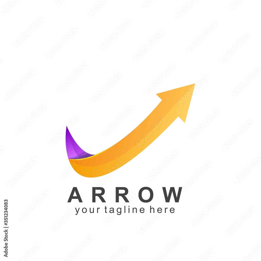 arrow logo icon colorful design arrow logo icon colorful design