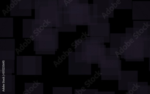 Black abstract background. Backdrop with grey squares. 3D illustration © Plastic man