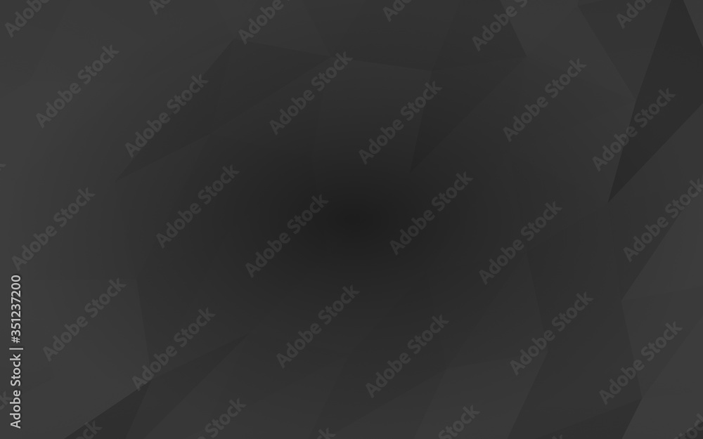 Black abstract background. Lowpoly backdrop. Gloomy crumpled paper. 3D illustration Black abstract background. Lowpoly backdrop. Gloomy crumpled paper. 3D illustration