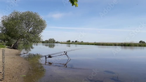 fishing at the river havel