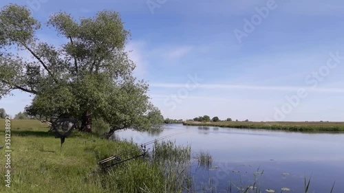 fishing at the river havel