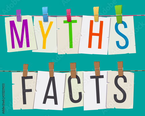"Myths and Facts" attached with hairpins