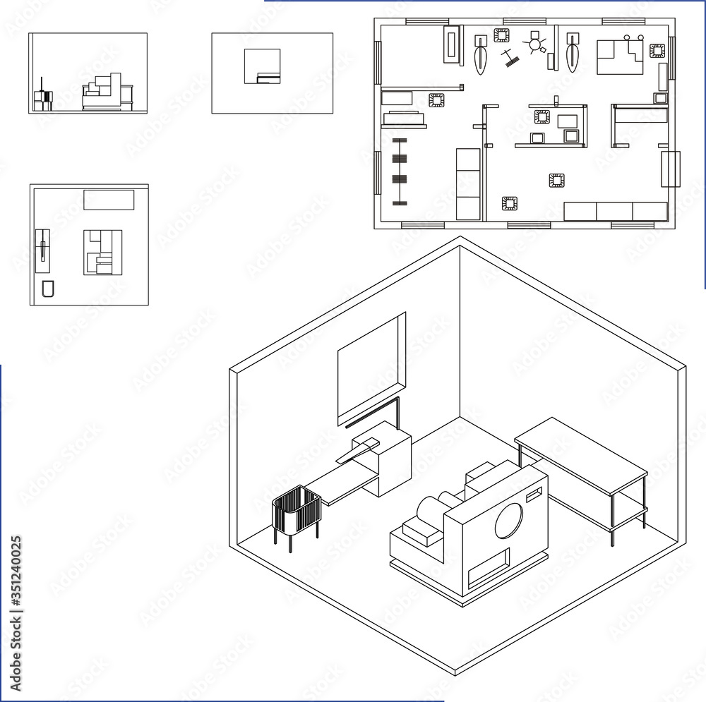 dry-cleaning-project-development-plan-zoning-projections-stock