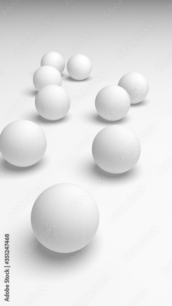 White abstract background. Lowpoly backdrop. Crumpled paper. 3D illustration