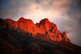 Zion at sunset