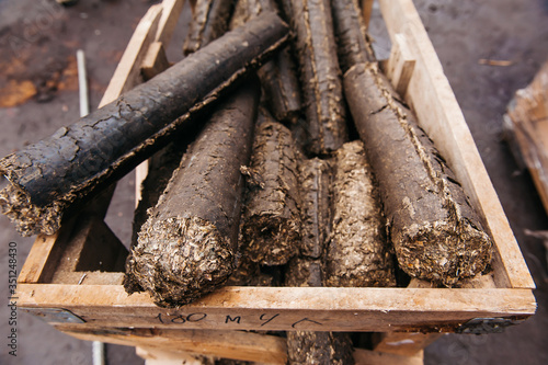 factory for the production of briquettes and its equipment