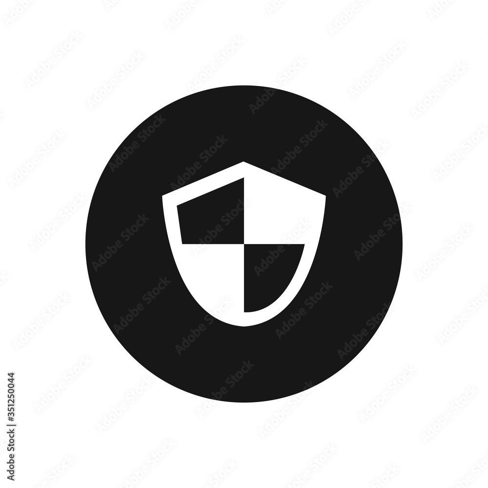 Shield vector icon, simple sign for web site and mobile app. Shield vector icon, simple sign for web site and mobile app.