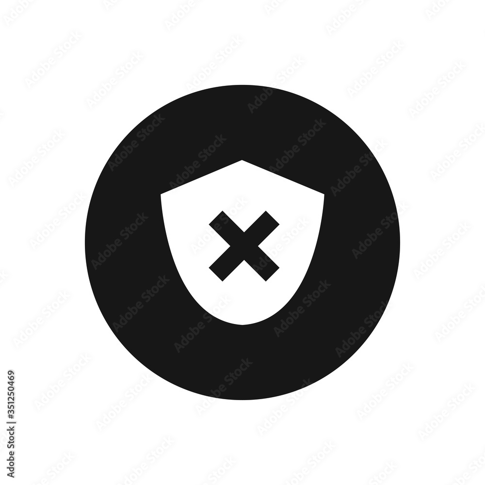 Shield vector icon, simple sign for web site and mobile app. Shield vector icon, simple sign for web site and mobile app.