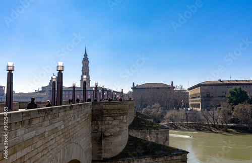 Basilica de Nuestra Señora del Pilar Cathedral in Zaragoza, Spain