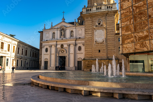 Fototapeta Salvador de Zaragoza Cathedral in Zaragoza, Spain.