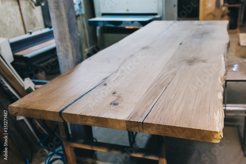 production of tables from walnut tree