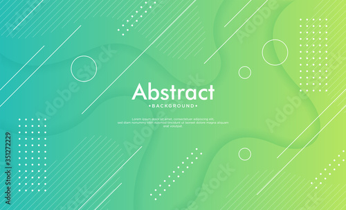 Minimal geometric background. Dynamic shapes composition.