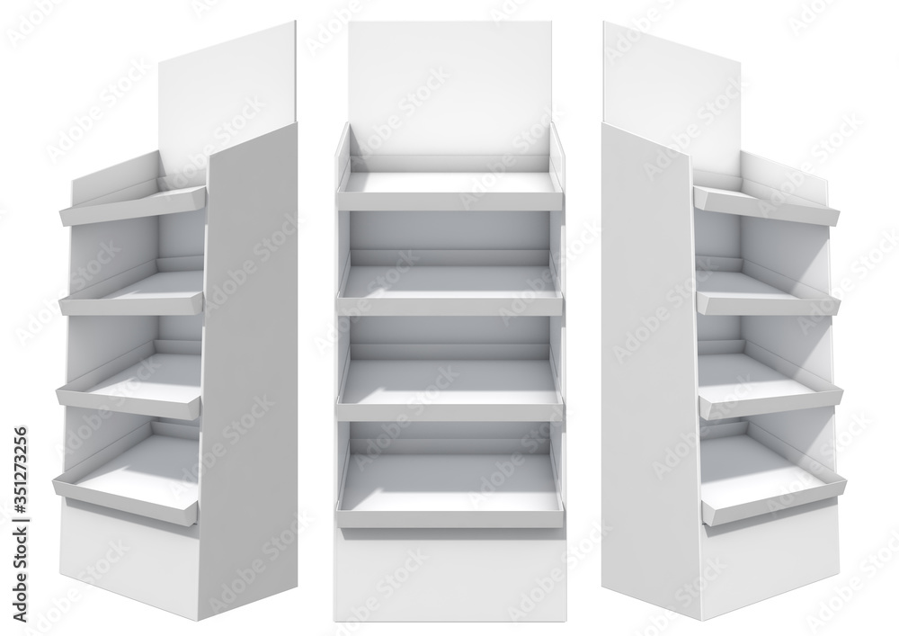 Point Of Sale Shelving Unit Stock Illustration Adobe Stock
