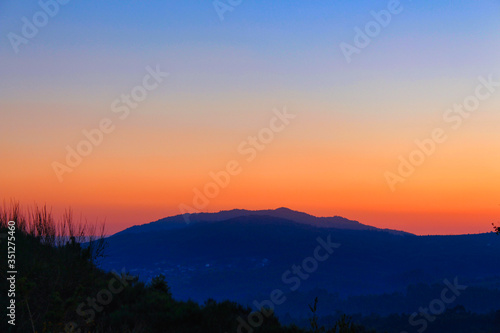 Sunset in the mountains of Galicia © J.J. Martínez