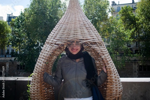 woman in traditional dress