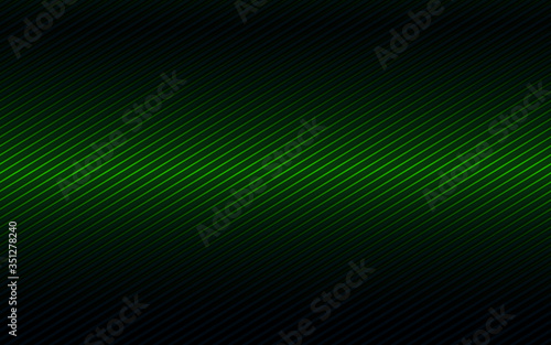 Straight lines dark green abstract background