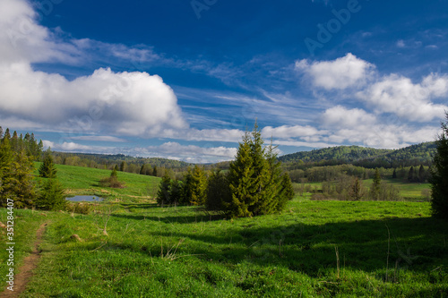 Wallpaper Mural Bieszczady w dali Ukraina przepiękna trasa do Sianek Torontodigital.ca