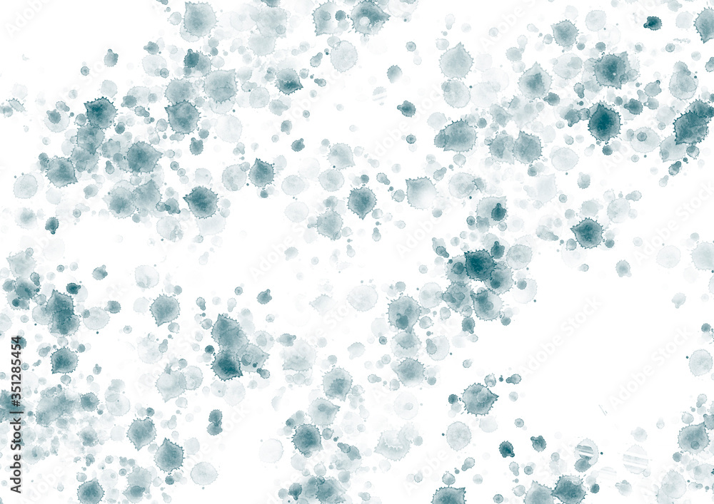 Hand drawn bacteria area background Hand drawn bacteria area background