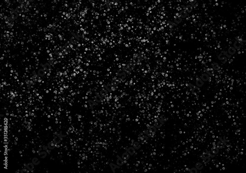 glow glitter light black background