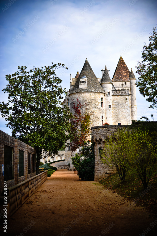 The french Chateau des Milandes, the former residence of Josephine Baker The french Chateau des Milandes, the former residence of Josephine Baker