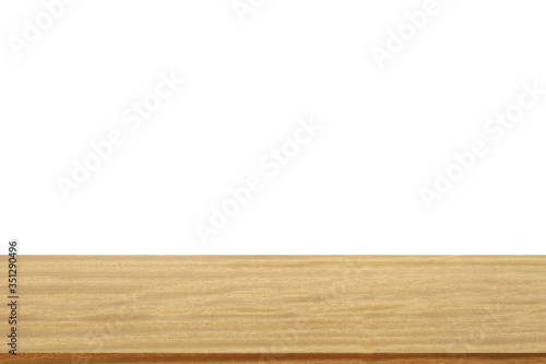 Light brown wood table top for product display